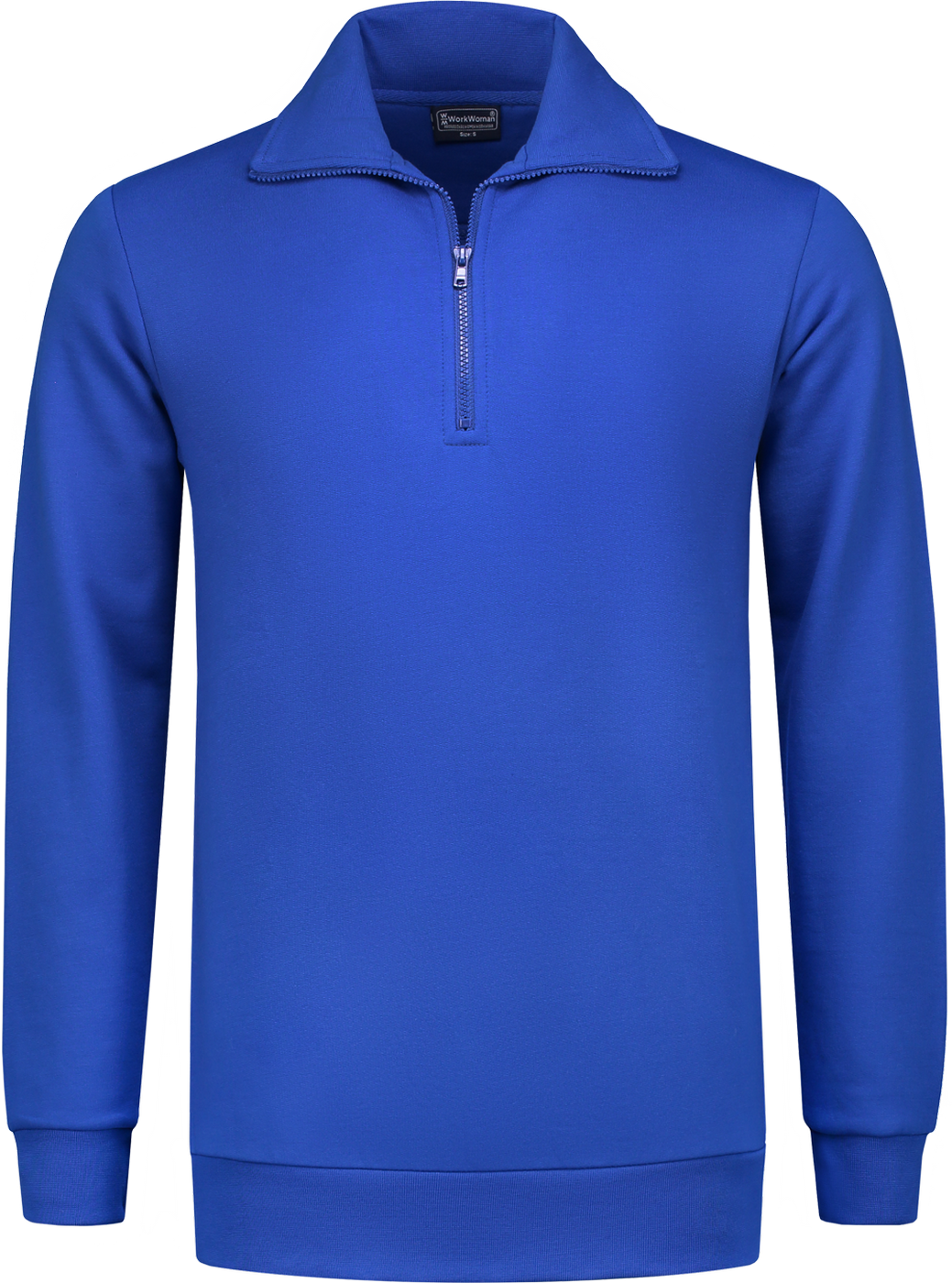 7704 Zipper Sweater Royal Blue