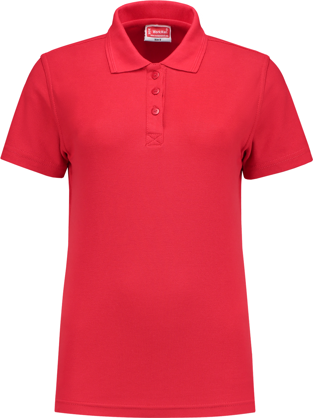81031 Poloshirt Outfitters Ladies Red