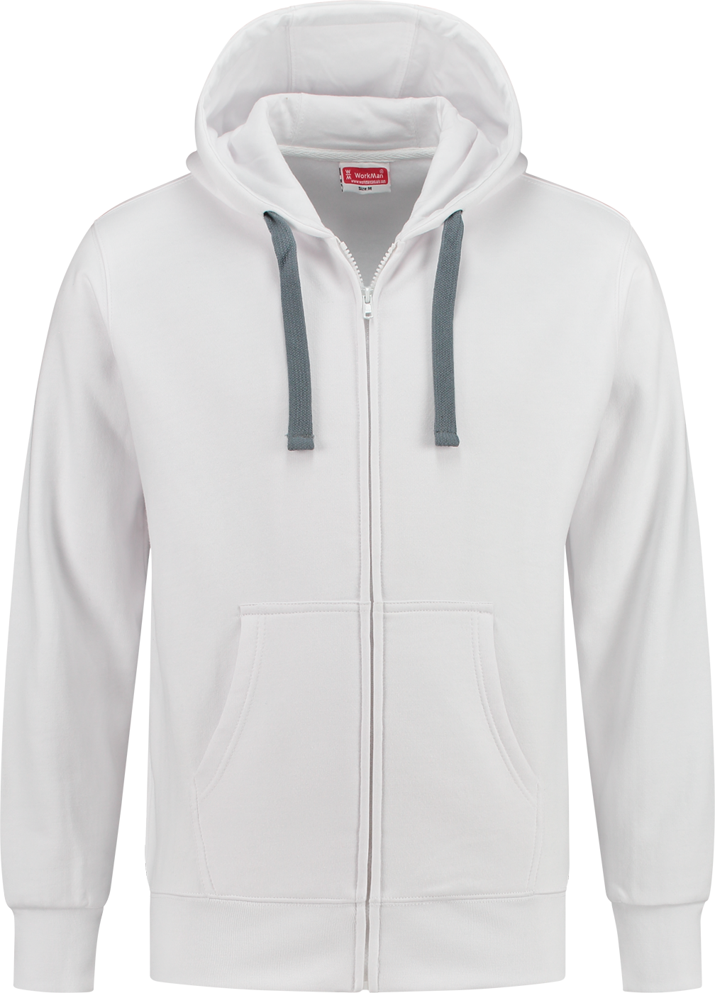 8601 Hooded Sweatvest Outfitters White